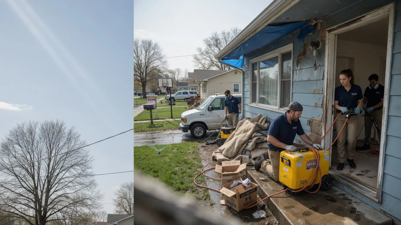 Basement Flood Cleanup in Mount Hope, WI near me